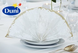 Duni Tischdeko Royal White