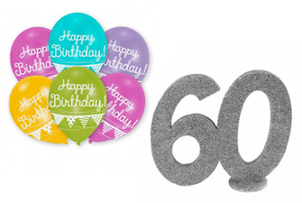 Raumdeko Accessoires Geburtstag