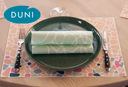 Duni Sommerserie Ocean Pebbles, Ocean Mint & Ocean Pink.
