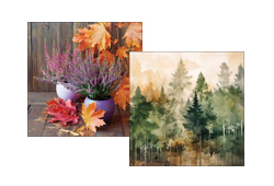 Herbstservietten