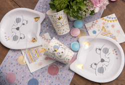 Tischdeko Kindergeburstag Katzenparty.