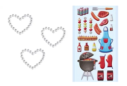 Sticker, Aufkleber & Fertigstanzteile für Karten oder Gastgeschenke zum Geburtstag
