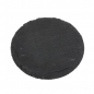 Schiefer Kerzenuntersetzer rund, 10 cm.