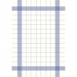 Duni Dunicel Servietten Towel Napkin in Blau, faltenfrei, 38 x 54 cm.
