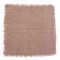 4 Baumwoll Servietten, Sizo® Handmade, stonewashed, in Rosa, 36 x 36 cm