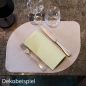 Dekobeispiel - Bio Dunicel® Tischsets Stucco in Weiß, 28 x 38 cm