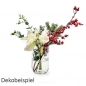 Dekobeispiel Glas Windlicht, Vase Zylinder, klar, 21 cm.