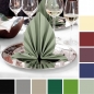 45er Pack Duni Servietten Dunilin, 40 x 40 cm in 11 Farben.