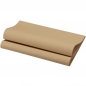 60er Pack Duni Bio Dunisoft Servietten, 40 x 40 cm in Natural Brown.
