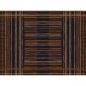 Duni Papier Tischsets Brooklyn Black in afrikanischer Bastoptik, 30 x 40 cm.