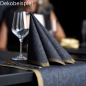 Duni Kollektion Rich Damast Black.