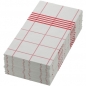 Duni Dunisoft Servietten Towel Rot, 1/8 Falz, 48 x 48 cm.