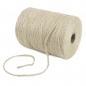 150 Meter Sizo®Jute Schnur in Wollweiß, 3 mm.