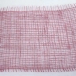 10 Meter Jute Tischband, schmal, grobmaschig in Altrosa, 15 cm Detail