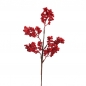 Deko Zweig mit kleinen Beeren in Rot, 35 cm.