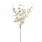 Kunstblume Eukalyptuszweig in Zartrosa/Weiß, 60 cm.