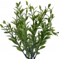 Kunstblume Teeblatt Strauch Bund, 27 cm.