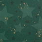 20er Pack Servietten Weihnachten, Starshine in Dunkelgrün, 33 x 33 cm.