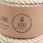 5 Meter Sizo®Jute Kordel in Creme, 7 mm.