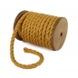 5 Meter Sizo®Jute Kordel in Sonnengelb, 7 mm.