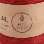 150 Meter Sizo®Jute Schnur in Rot, 3 mm.