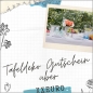Tafeldeko Geschenkgutschein Design neutral