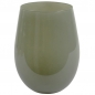 Glas Windlicht in Pistaziengrün, 12 cm.