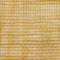 Nahaufnahme von dem Jute Tischband, schmal, grobmaschig in Senfgelb, 15 cm.