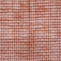 Nahaufnahme von dem Jute Tischband, schmal, grobmaschig in Terracotta, 15 cm