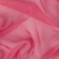 Nahaufnahme von dem Chiffon Tischläufer, hauchdünn, in Pink, 35 cm.