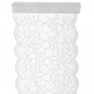 3 Meter Tischläufer Hochzeit, Spitze in Weiß, 18 cm breit.
