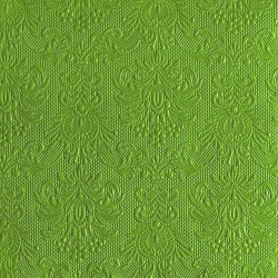 15er Pack Servietten Elegance in Moosgrün, 33 x 33 cm