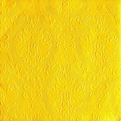 15er Pack Servietten Elegance in Gelb, 33 x 33 cm