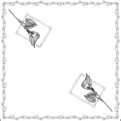 50er Pack Servietten Trauer, 33 x 33 cm