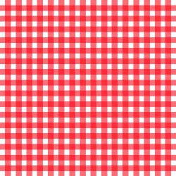20er Pack Servietten Karo in Rot, 33 x 33 cm