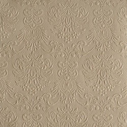 15er Pack Servietten Elegance in Taupe, 33 x 33 cm