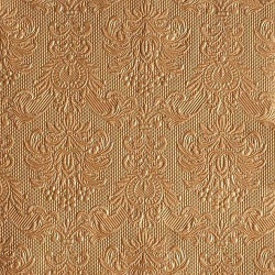 15er Pack Servietten Elegance in Bronze, 33 x 33 cm
