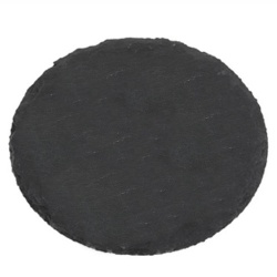 Schieferplatte rund, 20 cm