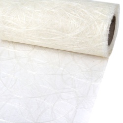 25 Meter Sizoweb® Tischband in Weiß