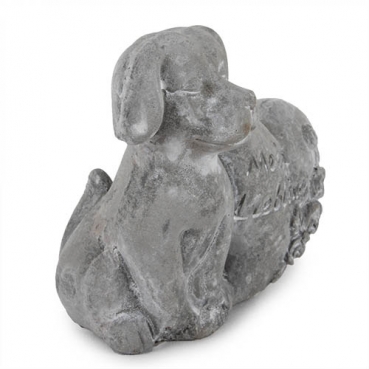 Gedenkstein Haustier, Hund, Herz, 85 mm.