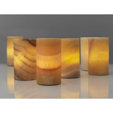 Duni Kerzenhalter Mineral Onyx, 12,5 cm.