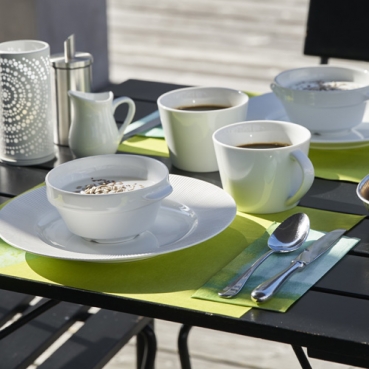 Duni Dunicel Tischsets Endless Summer Green, 30 x 40 cm, Dekobeispiel.