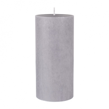 Duni Stearin Stumpenkerze in Granite Grey, 150 x 70 mm, 50 h Brenndauer