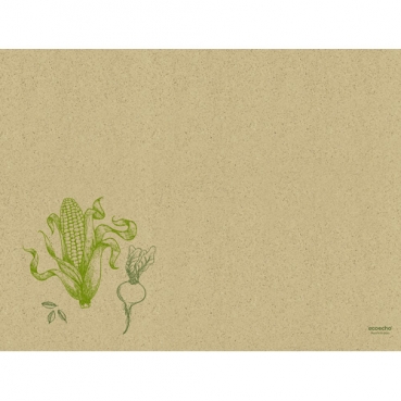Duni Tischsets Veggies aus Graspapier hergestellt, 30 x 40 cm