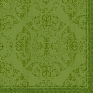 Duni Dunilin Servietten Opulent in Leaf Green, 40 x 40 cm