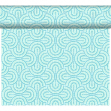 24 Meter Rolle Duni Dunicel Tischläufer Breeze Mint Blue