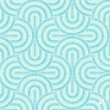 Duni Dunisoft Servietten Breeze Mint Blue, 40 x 40 cm
