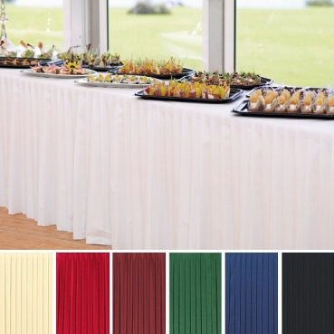 4 Meter Duni Dunicel Skirtings in 7 Farben, selbstklebend, 72 cm breit