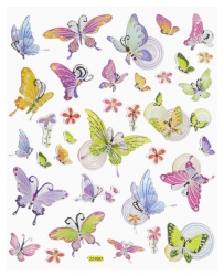 Klebe Sticker Schmetterlinge III