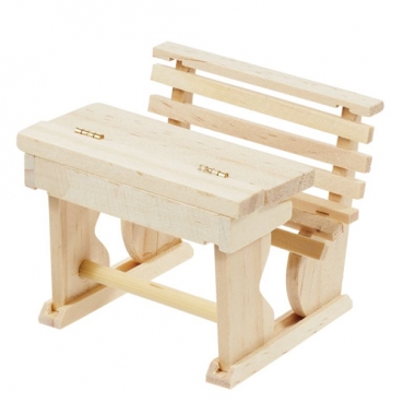Deko Holz Schulbank, Einschulung, 70 mm